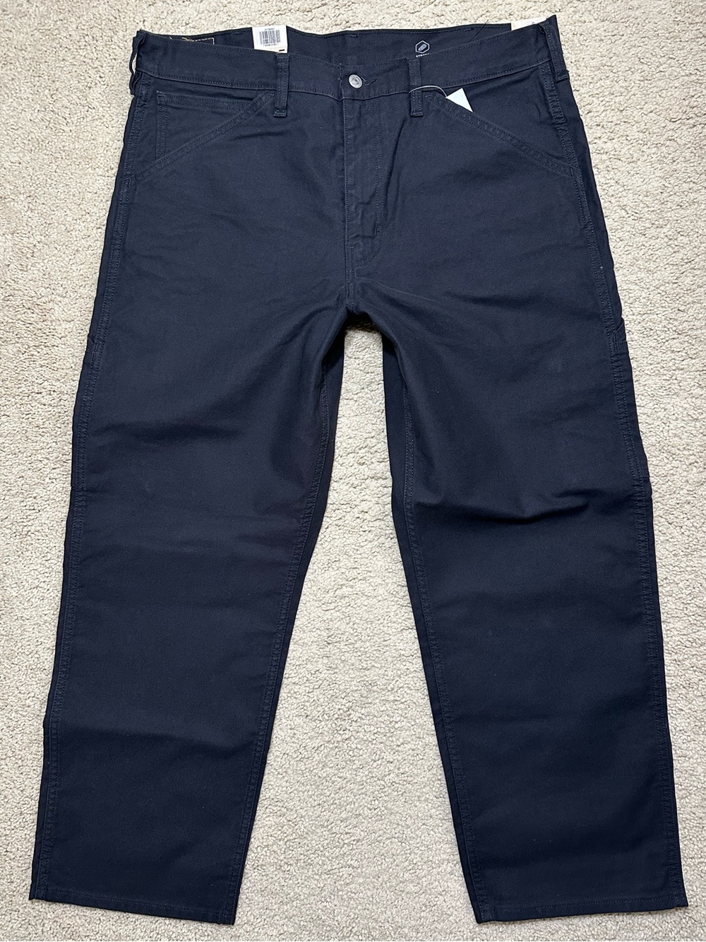 Levi’s 565 Workwear Loose Straight Utility Pants Jeans Men Size 38x30